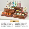 Soporte de Mesa para Pausa de Té Chino Adornos de Hotel Soporte de Madera para Comida Fría Postre Pastelería Sushi Snack Soporte de Exhibición Buffet