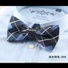 Traje formal para hombre casual británico coreano poliéster doble corbata de moño fabricantes de corbatas de moño de moda en stock