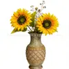 Girasol Simulado de un Solo Tallo Flor Artificial Decoración para el Hogar Boda Arreglo Floral Adorno Flor Artificial de Plástico Transfronteriza