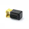 1703639-1 Bainha de 12 Furos 1.5 Preto Conector Automotivo Doméstico de Nova Energia Macho e Fêmea Chicote à Prova d'Água
