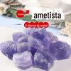 Pedra Crua de Ametista Natural Geométrico Irregular Cascalho Cascalho de Ametista Pedra de Aromaterapia Pedra de Aromaterapia Atacado