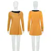 Colección Star Trek Perímetro Cos Vestido Serie Original de Star Trek Uniforme de Actriz cosplay Vestido