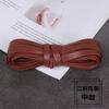 Tira de Couro de Cordeiro DIY com Corrente, Material de Couro de Cordeiro, Tira de Couro PU, Acessórios de Acabamento de Borda de Alça, Materiais Auxiliares, Prensagem Plana