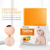 Sabonete Bioaoua Papaia Vitamina C Clareador e Nutritivo Limpeza Corporal Sabonete Artesanal Comércio Exterior Transfronteiriço Atacado