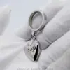 Premio de Bolsa de la Suerte: Llavero de Metal con Forma de Corazón, Llavero Personalizado Lindo con Forma de Corazón Estilo París, Colgante para Llave de Dormitorio