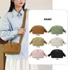 Bolsa Pequena Transversal para Mulheres, Bolsa de Ombro de Lona Popular da Moda para Comércio Exterior Transfronteiriço, Bolsa Casual Simples de Nylon Leve de Alta Qualidade