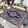 Alfombra de Piso Lavable Estilo Persa Imitación Cachemir Transfronteriza para Sala de Estar, Resistente a Manchas y Fácil de Mantener, Tapete para Mesa de Café y Sofá, Amazon