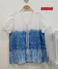 Vestido artístico azul tie-dye hecho a mano de Radix Isatidis de planta pura original, sobrecapas exteriores protectoras solares
