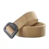 Cinturón Interior Tejido de 3.8 cm del Fabricante con Hebilla de Aleación con Anilla en D, Cinturón Táctico Deportivo de Nailon para Exteriores en Seis Colores