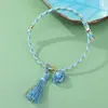 Cuerda de Colores al por Mayor Modelo Nuevo 2026 Hilo de Algodón Cuerda Roja Cuerda Trenzada Pulsera Colorida Ajustable para Adultos y Niños Pequeño Regalo