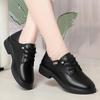 Zapatos casuales de cuero para mujer Primavera y Otoño 2024 nuevos zapatos para mujer de uso bidireccional cuero suave suela suave zapatos de una sola capa para mujer sin cordones generación de cabello