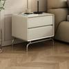 Mesita de noche nórdica de madera maciza, sencilla y moderna, para dormitorio, color negro, con cajón, pequeño armario de almacenamiento para el hogar.