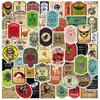 100 pegatinas retro para botellas pegatinas de Halloween pegatinas impermeables para laptop taza de agua equipaje pegatinas de grafiti transfronterizas