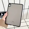 Adecuado para iPad 9 Funda Protectora Air 5 Cubierta Simple Skin-Feel Mate Pro 11 Antidoblado y Anticaída Carcasa Dura Simple y Transparente