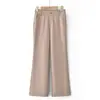Pantalones Nuevos de Primavera y Otoño para Mamás de Mediana Edad, Pantalones Casuales para Mujeres de Mediana Edad y Mayores, Pantalones Rectos de Felpa para Otoño e Invierno, Talla Petite para Abuelas