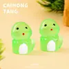 Muñeco de animal del zodiaco lindo y luminoso de dibujos animados, adornos de escritorio de oficina para bricolaje, materiales para joyería de resina, venta al por mayor