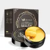 Máscara de Olhos de Cristal Dourado 24K Toda em Inglês Transfronteiriça Saco para Olhos Máscara para Olhos Máscara para Olhos de Algas Marinhas Atacado para Comércio Exterior