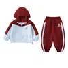 Conjunto de Traje de Esquí para Niños 2026 Nuevo Estilo Otoño Moda para Niños Pequeños y Medianos Ropa Infantil de Comercio Exterior Ropa Deportiva para Niños Conjunto de Dos Piezas