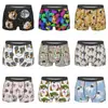 Dropshipping con Imágenes Se Puede Convertir en Ropa Interior Boxer Elástica Cómoda Transpirable para Hombre con Estampado de Gato 3D para Mascotas y Perros