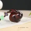 Cadena para teléfono móvil con diseño de conejo del zodiaco tallado en madera de arcoíris, colgante para coche, juguete, joyería, llavero, regalos para hombres y mujeres.