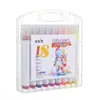 Plumones de acuarela lavables para niños, varilla triangular, gran capacidad, bolígrafo de color, marcador, pincel de punta suave, juego de pintura, venta al por mayor