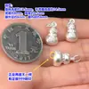 Plata Pura S999 Colgante Retro de Calabaza Ruyi Colgante Cristal Wenwan Cuerda de Mano Trenzada Collar Accesorios Hechos a Mano DIY