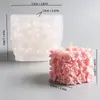 Vela Aromática Flor Geométrica Cruzada Hortênsia Difusor de Aroma DIY Pedra Ornamentação Decoração Fabricação Molde de Silicone