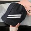 Boné Artístico Listrado Estilo Japonês para Mulheres, Moda de Verão, Sensação de Luxo para o Dia a Dia, Boina Reversível, Boné de Jovem Jornaleiro
