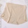 Ropa interior antibacterial de grafeno sin costuras de seda de hielo de cintura alta para mujer, bóxer de una pieza sin costuras de verano, frescos, delgados, para cadera