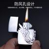 Encendedor Inflable Nuevo en Relieve Cuerpo en Relieve Tridimensional Portátil Inflable Llama Abierta Encendedor de Cigarrillos Regalo Venta al por Mayor Transfronterizo