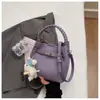 Bolso Cubo Nuevo con Patrón de Lichi 2026 con Muñeco Lindo, Bolso Casual y de Moda para Madre e Hijo, Bolso de Hombro Cruzado