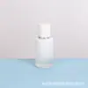 Frasco de Perfume Cilíndrico Colorido Frasco de Fragrância de Vidro Embalagem de Frasco Vazio Portátil para Viagem com Borrifador Dispensador de Líquido