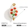Accesorios de Joyería DIY de Acero Inoxidable Transfronterizos Colgante de Dibujos Animados con Goteo de Aceite Caballo Arcoíris Unicornio Colgante para Pulsera Collar