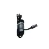 Cable de Carga Rápida de Datos Luminoso Transparente de 100W, Set de Regalo, Cable de Carga Trenzado Tres en Uno Adecuado para Apple y Huawei