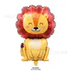 Nova Forma de Animal de Desenho Animado Transfronteiriço Balão de Filme de Alumínio Abelha Elefante Urso Zebra Decoração de Festa de Aniversário Infantil