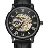 Ver Leo Lai transfronterizo hueco a través del fondo mecánico relojes de comercio exterior relojes mecánicos no automáticos mecánicos para hombre venta al por mayor