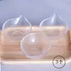 Tazón de vidrio para esencia de spa de aceites esenciales tazón pequeño transparente para mascarilla facial salón de belleza pincel ácido de frutas líquido especial cuidado de la piel