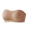 Base de Maquillaje Líquida Sin Costuras Sujetador Invisible Falda de Tirantes para Mujer Sin Tirantes Pecho Pequeño Levanta Busto Antideslizante Hombro Tubo Sin Tirantes