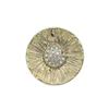 Botones de Diamantes de Girasol de Metal al por Mayor Traje de Mujer Tops de Punto Chaqueta Botones Dorados Botones Decorativos