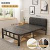 Cama Plegable para el Hogar de Uso Individual o Doble, Adecuada para Siestas Vespertinas, Cama de Tabla Dura Ensanchada, Cama Plegable Ligera de Hierro