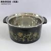 Olla Individual Pequeña Gruesa, Una Persona, Una Olla, Olla Pequeña Giratoria Comercial de Autoservicio, Cocina de Inducción, Olla Especial Anti-Escaldaduras para Shabu-Shabu
