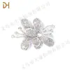 Diamante Completo Super Brillante Pedrería Doble Lazo Ropa de Mujer Flor Decorativa para Zapatos Hebilla de Zapato Accesorios para Zapatos Accesorios para Bolsas de Zapatos DIY Venta al por Mayor