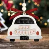 Adornos Colgantes 2026 Modelo Nuevo Mejor Regalo de Inauguración Decoraciones de Madera Decoración del Hogar Decoraciones Rojas para Árbol de Navidad