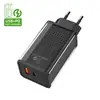 Carregador de Cabeça Ac com Interface Transparente de Ponto 5V2A Adaptador de Energia Carregador Rápido Pd20W+Qc3.0 para Celular