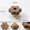 Manijas de Madera de Nogal, Gabinetes de Cajones de Madera Maciza, Puertas de Gabinete de Madera, Manijas de Armario de Madera Natural, Gabinetes de Madera, Minimalista Estilo Japonés