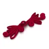 Botón de cierre de mariposa de cuatro agujeros con cuenta de jade para traje Tang, Hanfu, cheongsam, vestido de estilo chino, botón decorativo tejido a mano de tendencia nacional