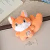 Novo pingente de pelúcia de esquilo fofo e macio, uma boneca terapêutica, chaveiro, pingente de bolsa, ornamento de mesa e decoração de casamento