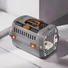Transportadora de Viaje para Gatos, Jaula Grande para Mascotas, Transportadora Portátil para Perros, Cama Portátil para Gatos de Doble Apertura para Uso en Coche