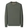 Camiseta de Manga Larga para Hombre 2024, Nueva Otoño/Invierno, Cuello Redondo, Casual, Moderna, Versátil, Camiseta Base