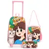 Nuevo Set de Bolso con Ruedas Transfronterizo para Niños, Maleta con Ruedas para Niños que se Puede Usar como Mochila, Personalizable y al por Mayor